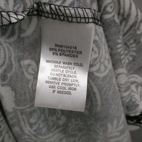 Harlow & Rose Shoulder stripe A-Line Dress Black & White Women Size | S - Picture 9 of 10